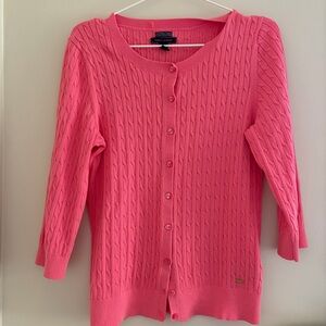 tommy hilfiger • cable knit cardigan